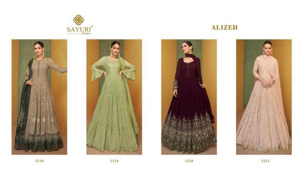 Sayuri Alizeh Wedding Wear Designer Salwar Suits Collection